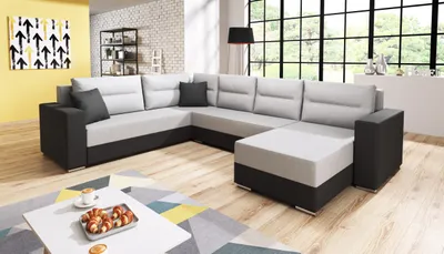 Produktbild von Couchgarnitur Sofa Sofagarnitur Captain U mit Schlaffunktion Wohnlandschaft