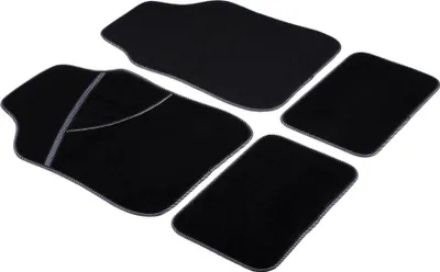 Produktbild von All Ride Autoteppiche Universal 4er Set - 66 x 44 cm / 28 x 42 cm - Schwarz