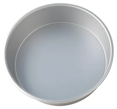 Zdjęcie produktu dla KAMBERG - Forma do pieczenia, okrągła, średnica 28 cm, wysokość 8 cm, wykonana z eloksowanego aluminium, kolor srebrny