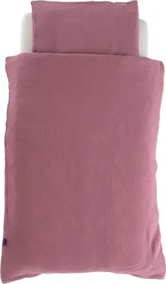 Produktbild von Träumeland Bettwäsche Baumwollmusselin pflaume 100/135 + 40/60 cm