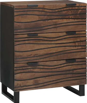 Produktbild von Sideboard Braun 60 x 33.5 x 75 cm Massivholz Mango