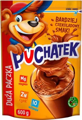 Zdjęcie produktu dla Puchatek Napój kakaowy z witaminami 600 g