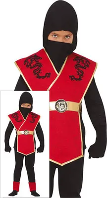 Produktbild von Guirca Ninja-jungenkostüm  5-6 Years  5-6 Years
