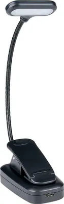 Productafbeelding van LED-zaklamp, Grundig, boekvorm, met klem, oplaadbaar