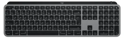 Zdjęcie produktu dla Logitech 920-009558, Penowymiarowy (100%), Bezprzewodowy, RF Wireless + Bluetooth, QWERTY, Szary