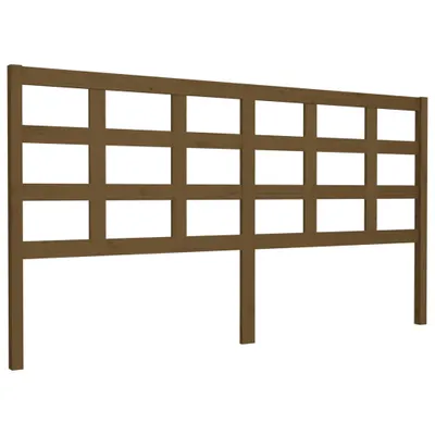 Produktbild von vidaXL Bett-Kopfteil Honigbraun 185,5x4x100 cm Massivholz Kiefer
