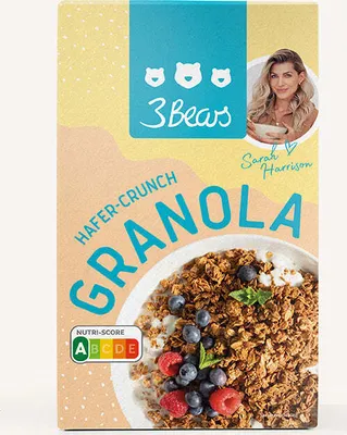 Produktbild von 3Bears X Sarah Harrison Granola - Hafer-Crunch – 325g