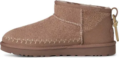 Produktbild von UGG Classic Ultra Mini Biarritz Damen Winterstiefel – Haariges Veloursleder Braun 36 EU
