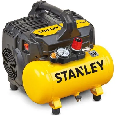 Zdjęcie produktu dla Sprężarka – pozioma – Stanley – cicha – 6 l – 1 KM – cicha
