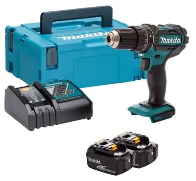 Produktbild von Makita DHP482RTJ 18V 2x Akku Akku-Schlagbohrschrauber