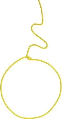Obrázek produktu pro Textilní kabel tvarovatelný H03VV-F 2x0,75 žlutá 1,5 m