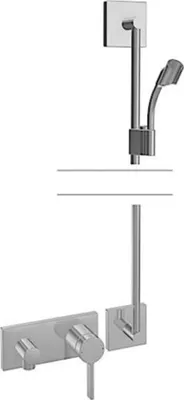 Produktbild von Hansa Fertigmontage-Installationspaket 01 Hansamatrix 4487, zu Hansaloft chrom