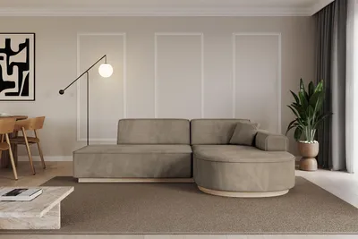 Produktbild von ALTDECOR Ecksofa in L-Form ARRIO-L1 - 243x171x83 cm Braun - Corner Sofa Bett Eckcouch Couch Wohnlandschaft Cauchsofa