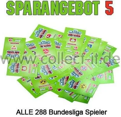 Produktbild von Match Attax - Spar 5 - Saison 11/12 - ALLE 288 Base-Karten