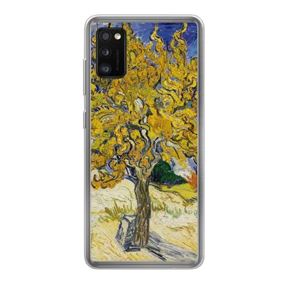 Produktbild von MuchoWow® Handyhülle Schutzhülle Hülle für Samsung Galaxy A41 Maulbeerbaum - Vincent van Gogh Silikon Softcase Handy Hülle - Mobiltelefon