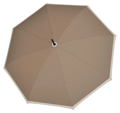 Image de doppler parapluie canne parapluie Fiber Flex Long AC Printed Pattern Chevron Sand taupe