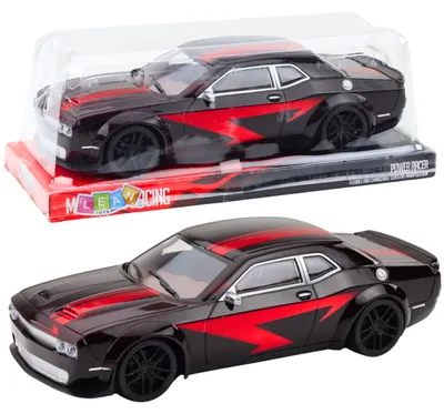Image de Voiture de sport, carrosserie brillante, lignes rouges noires