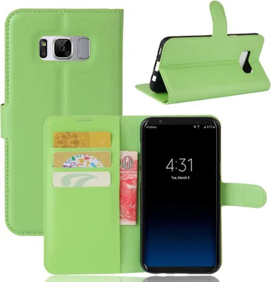 Produktbild von Samsung Galaxy S8 Hülle - Coverup Klapphülle - Grün