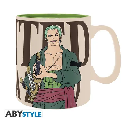 Image de Tasse en céramique One Piece - Zoro & Wanted (460 ml)