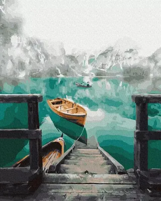 Produktbild von Malen nach Zahlen - Bryce-See 40x50cm
