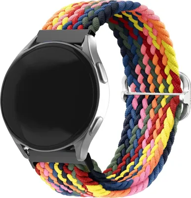 Produktbild von Strap-it Samsung Galaxy Watch 6 - 40mm Gewebtes Nylon Armband (Mehrfarbig)
