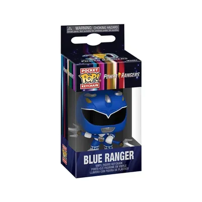 Produktbild von Mighty Morphin Power Ranger 30th - Blue Ranger - Schlüsselanhänger Funko Pocket POP! Keychain