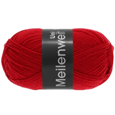 Immagine prodotto di Lana Grossa MEILENWEIT 100 g UNI 4 veli in tinta unita 420 m Colore 1332 - Rosso