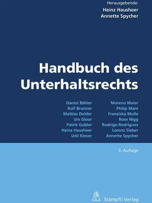 Obrázek produktu pro Handbuch des Unterhaltsrechts