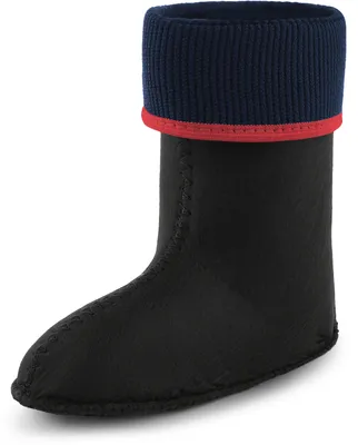 Image de Ladeheid - Chaussettes chaudes pour bottes en caoutchouc, filles et garçons, KL058 (rouge, taille 27 EU)