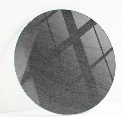 Produktbild von Bedruckte Glas Tischplatte Fi 70 cm – Glasplatte mit Motiv – Esstischplatte bedruckt – Sicherheitsglas mit Druck – Tischplatte Ersatz – pflegeleicht – modern – dekorativ – Motivglas – Glastisch modern – Glasplatte Kunst – Glastischplatte Nachbildung – Natürliche Steinstruktur