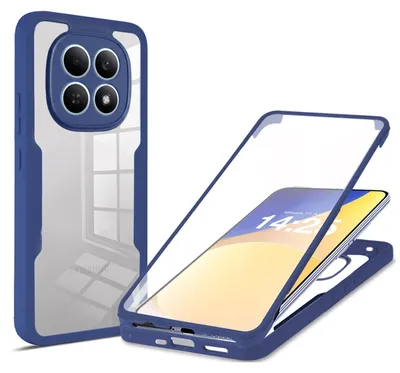 Produktbild von 360 Grad Rundum Schutz Handyhülle für Xiaomi Redmi Note 15 5G Full Cover Vollschutz Case Farbe: Blau