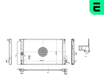 Produktbild von ERA 673147 Kühler Wasserkühler Motorkühler für TOYOTA AURIS (NRE15, ZZE15, ADE15, ZRE15, NDE15) AVENSIS Station Wagon (ZRT27, ADT27) Verso (R2) AURIS