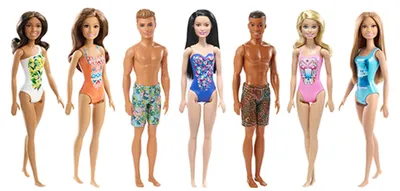Produktbild von Barbie Fab Beach Puppen Asst