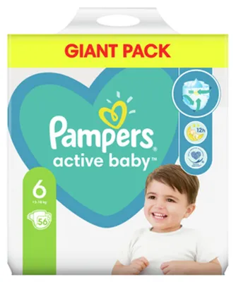 Immagine prodotto di Pampers Active Baby Pannolini Taglia 6