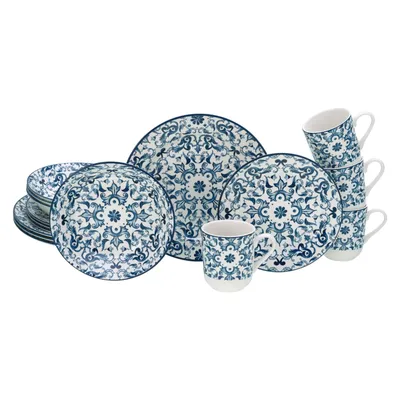 Obrázok produktu pre CreaTable, 16477, Fresco Blue, kombinovaná sada 16 dielov, kamenina