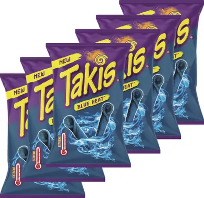 Produktbild von Takis Blue Heat Extreme Spicy 100g (6er Pack)