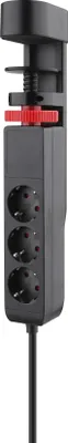 Immagine prodotto di REV Steckdosenleiste 3-fach für Tischmontage mit USB 0015728512