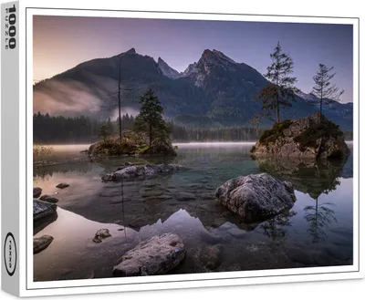 Produktbild von raxxa Premium-Puzzle "Hintersee", 1000 Teile