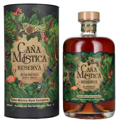 Image de Caña Mística Reserva Rum-Based Spirit Drink 40% Vol. 0,7l en boîte cadeau