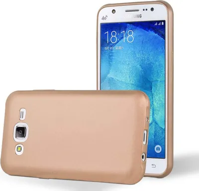 Produktbild von Cadorabo Schutzhülle für Samsung Galaxy J5 2015 Hülle in Rosa Handyhülle TPU Silikon Etui Cover Case