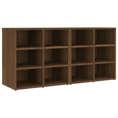 Produktbild von vidaXL Schuhregale 2 Stk. Braun Eichen-Optik 52,5x30x50 cm