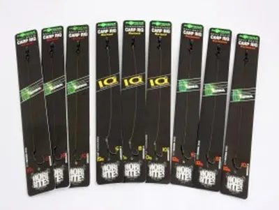 Produktbild von Korda READY-TIED CARP RIGS Karpfenhaken, Modell:N-Trap 30 lb – Kurv Shank B 8