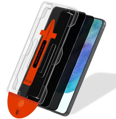 Produktbild von 2-Pack Samsung S21 FE Displayschutzfolie Privacy - Gehärtetes Glas | [Automatische Installation] - Blasenfrei