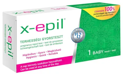 Productafbeelding van X-Epil - Zwangerschapstest strip - 1 stuk