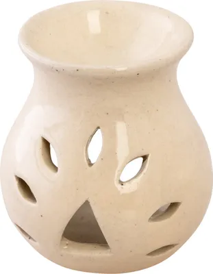 Produktbild von Duftstövchen keramik weiß H 9 cm