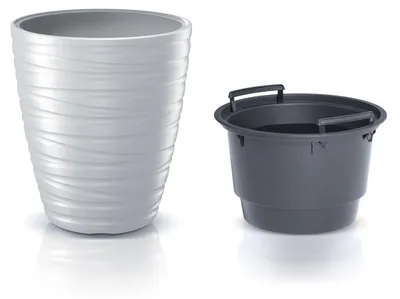 Immagine prodotto di Květináč MAZE s vkladem 47,5 cm - barva: bílá