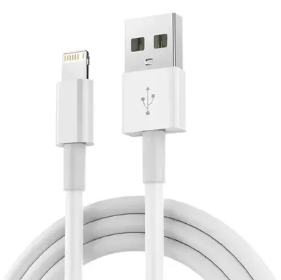 Produktbild von Ladekabel passt für Apple iPhone 14, 13, 12, 11, XR, XS, X, 8, SE 8Pin Ladekabel 1 Meter, Weiß
