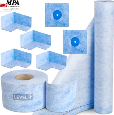 Produktbild von AbdichtungSet Dusche Balkon Dichtband Dichtbahn Duschelement Ecken Profi SET B16