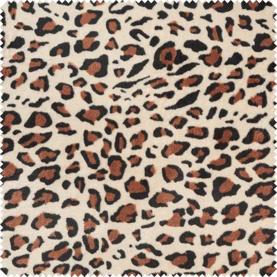 Produktbild von Fleece-Stoff "Leopard", 145 cm breit, Meterware