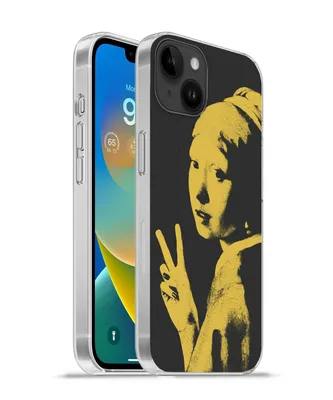 Produktbild von MuchoWow® Handyhülle Schutzhülle Hülle für Apple iPhone 14 Plus - Soft case Vermeer - Kunst - Gelb Silikon Softcase Handy Hülle - Abbildung